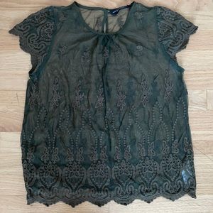 Dorothy Perkins lace shirt 12 euro size, M-L